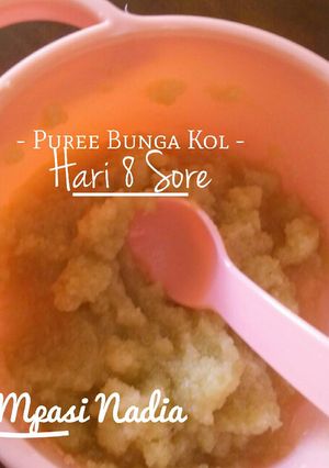 Foto resep Puree Bunga Kol (Bungkol) - Mpasi