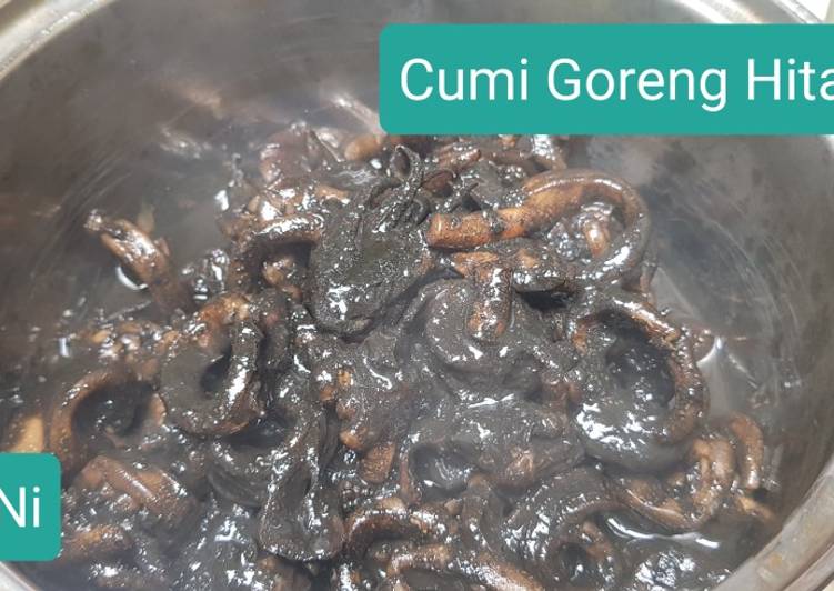 Langkah Mudah untuk mengolah Cumi Goreng Hitam yang Bisa Manjain Lidah