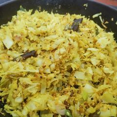 Cabbage thoran A picture of Cabbage thoran.