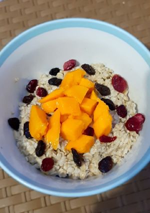 Foto resep Overnight Oatmeal with Mango