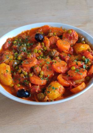 Une photo de Tajine de légumes au Cookeo