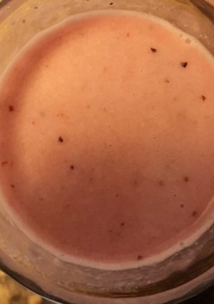 Una foto de Batido de avena con leche