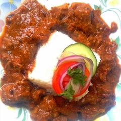A picture of Beef biryani.