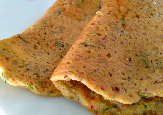 Recipe of Homemade Black Eyed Peas and Yellow Gram Dal Dosa