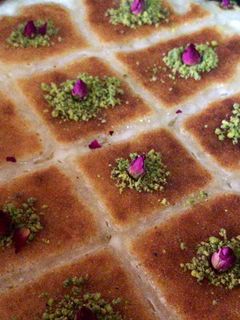 صورة لوصفة بسبوسه الكروهات