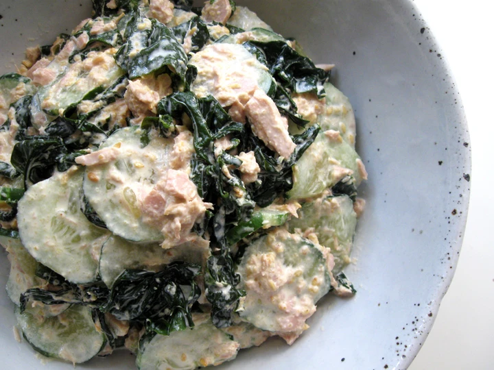 Simple Way Prepare Recipe Wakame Tuna Cucumber Salad that is So Delicious, Really Delicious}