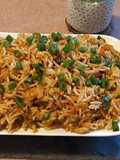 Schezwan egg fried rice