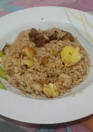 Foto resep Nasi goreng ayam simple