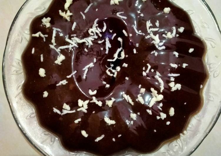 Cheese chocolate pudding