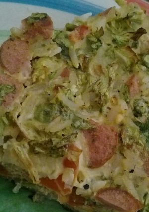 Una foto de Tarta de lechuga rápida