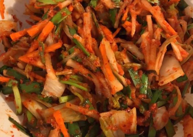 Vegan Kimchi Recipe by Mariko Vegan - Cookpad