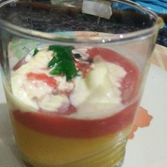 A picture of Tri-color Smoothie.