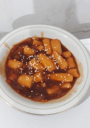 Foto resep Tteobokki korea halal