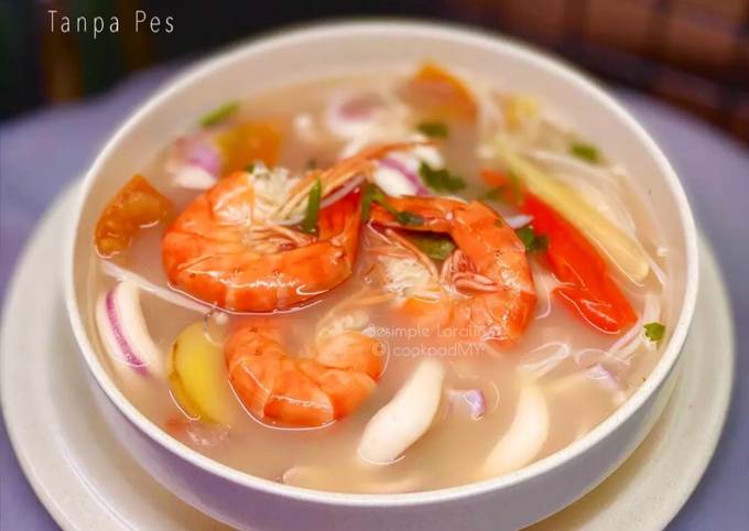 Resipi Tomyam Putih Seafood Tanpa Pes Sihat Oleh Sesimple Loralin Cookpad