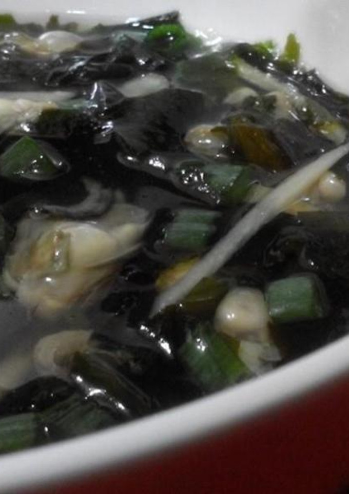 紫菜牡犡（蚵仔）湯【澎湖野生水產】 的食譜成品照片