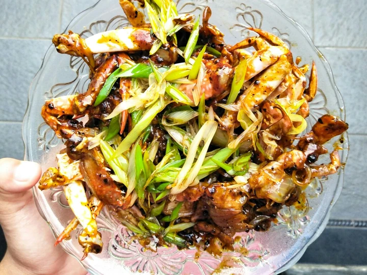 Cara Gampang Membuat Resep KEPITING RAJUNGAN LADA HITAM (Blackpepper Crab) SINGAPORE STYLE yang Bikin Ngiler Anti Ribet, Mantap