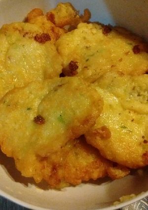 Una foto de Buñuelos de choclo, rápidos y fáciles