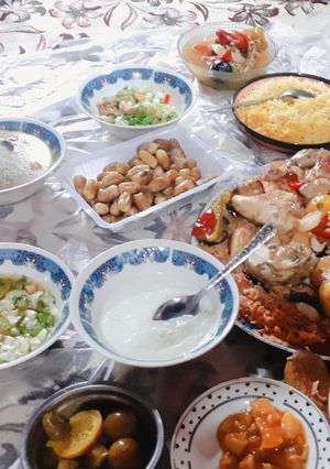 صورة لوصفة مقلوبة دجاج