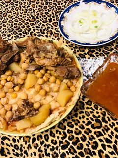 صورة لوصفة تشريب لحم الغنم من المطبخ العراقي 🍽😍😋