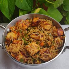 A picture of Paneer fried rice.