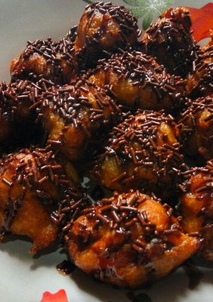 Foto resep Bola bola pisang coklat#tatanganakhirtahun