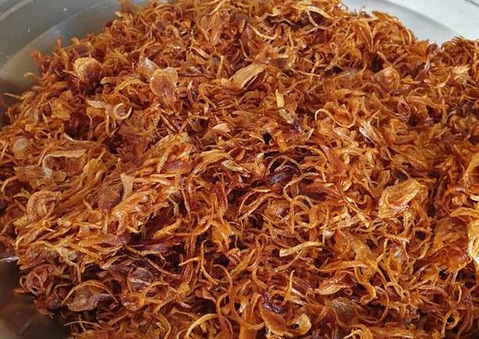 How to make crispy fried onions and store them – Pakistani Recipes
