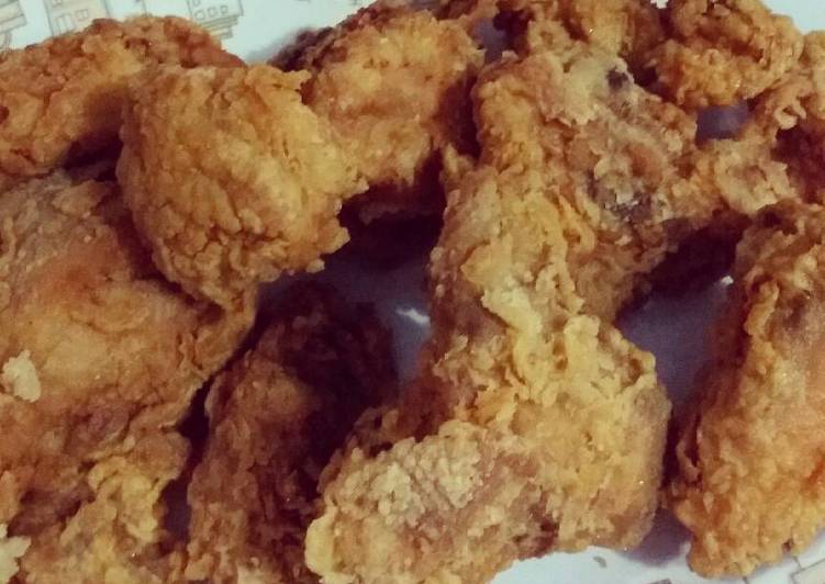 Langkah Mudah untuk Menyiapkan Fried chicken gurih, Enak Banget