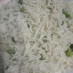 A picture of Simple matar pulao.