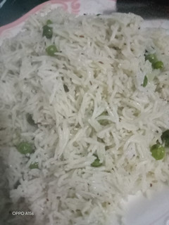 A picture of Simple matar pulao.
