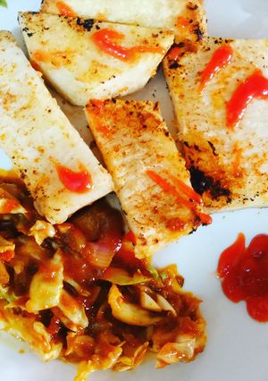 A picture of Roasted yam.
