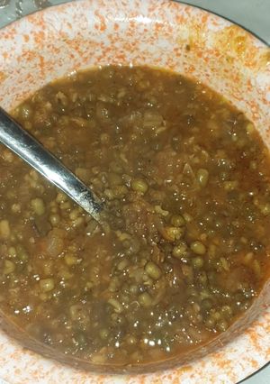 A picture of Green gram stew#4weeks challenge.