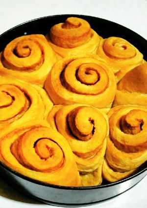 A picture of Cinnamon rolls.