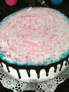 Una foto de Tarta de trufa blanca