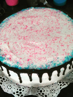 Una foto de Tarta de trufa blanca
