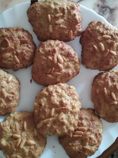 Una foto de Galletas de avena y manzana