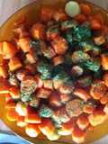 Carottes et pommes de terre rattes au persil