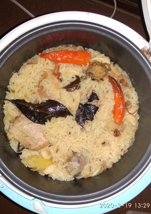 Foto resep Nasi gurih ayam rempah