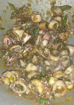 Foto resep 65. Tumis Cumi Extra Pedas