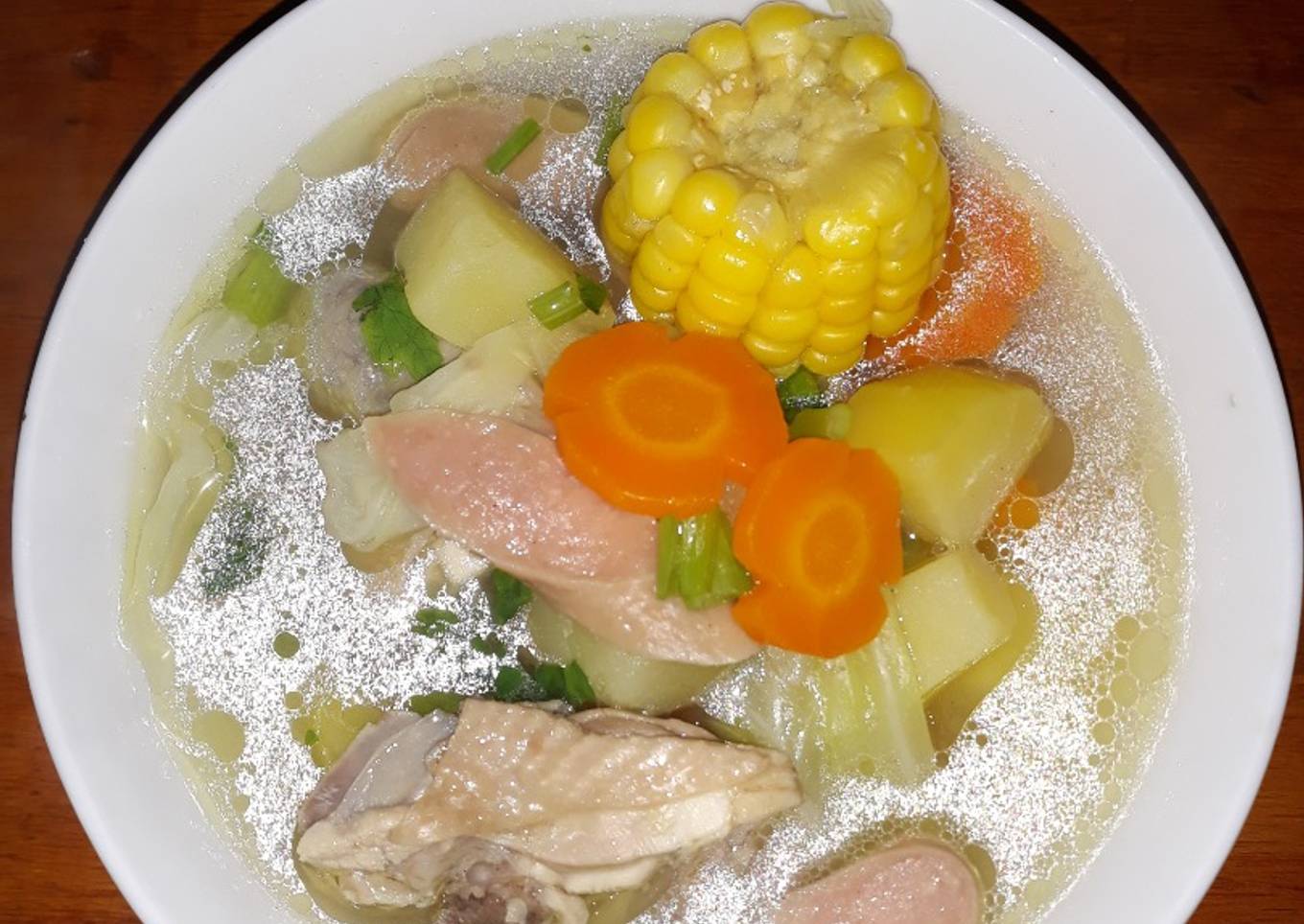 Sop ayam sayur