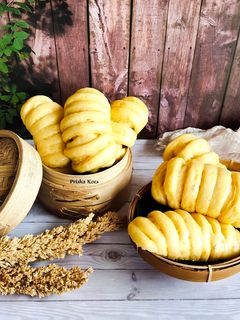 Foto resep Bakpao Ubi Kuning Isi Kacang Tanah
