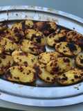 Pommes de terre rattes marinées grillées