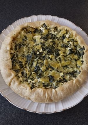 Foto di Torta salata con agretti