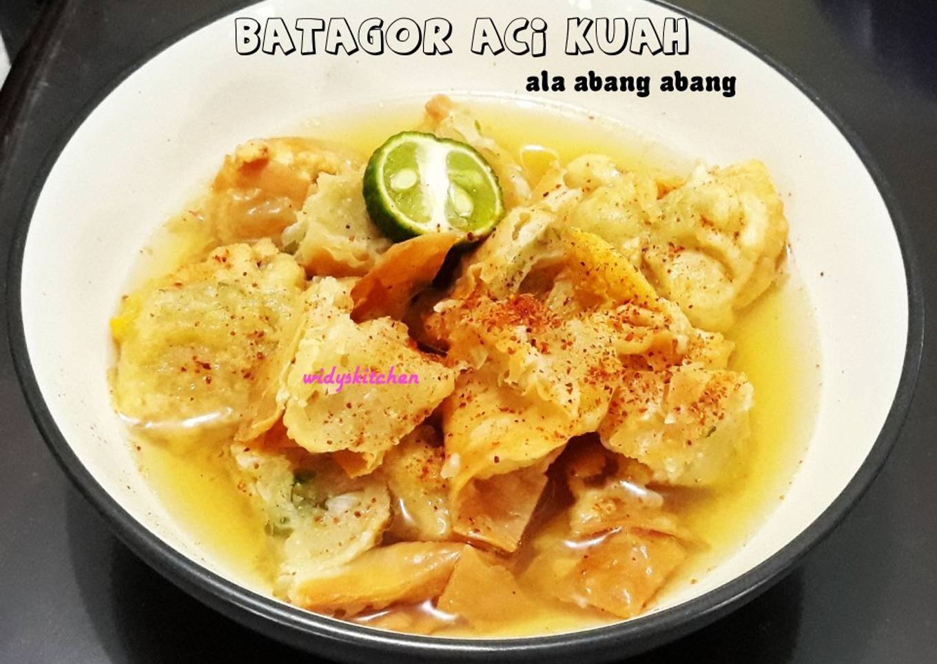 Batagor Aci Kuah Ala Abang Abang