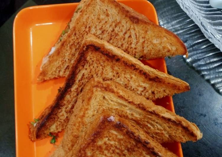 Recipe of Favorite Peanut mayonnaise sandwich