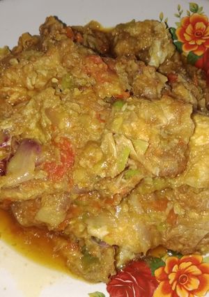 Foto resep Sambal telur dadar