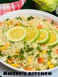 Chinese vegetable lemon rice