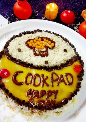 A picture of Custard coconut cake.