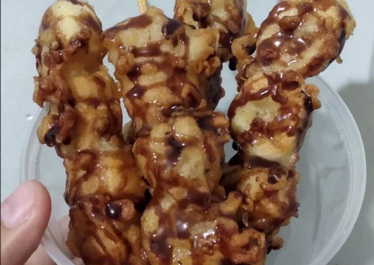 Resep Sate Pisang Goreng Crispy oleh Ukhtysari_ - Cookpad