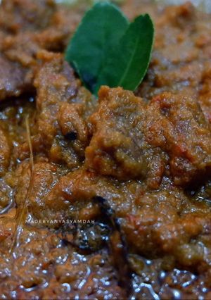 Foto resep Rendang daging sapi