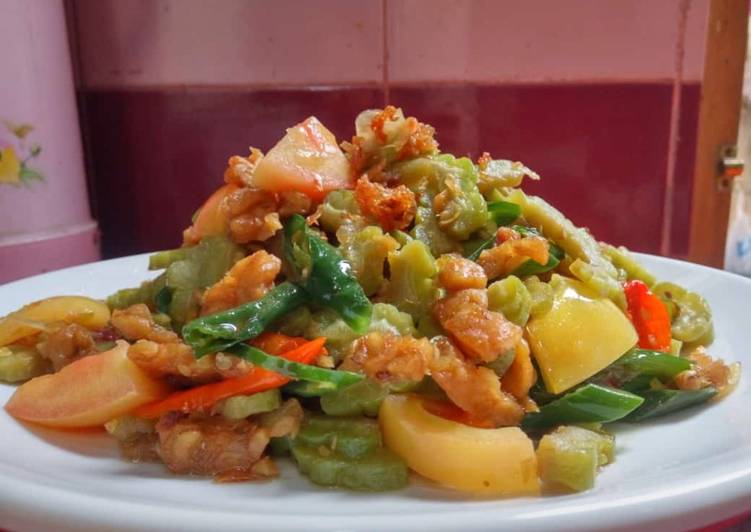 Oseng tempe + pare favorite (tidak pahit) ?��